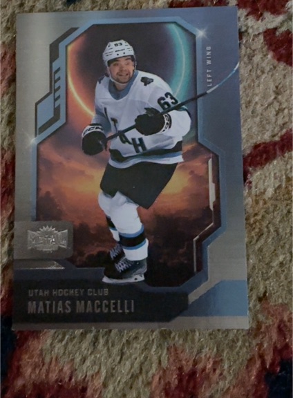 2024-25 Skybox Metal Universe #57 Matias Maccelli — front