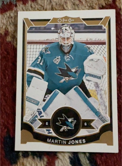 2015-16 O-Pee-Chee #U8 Martin Jones — front