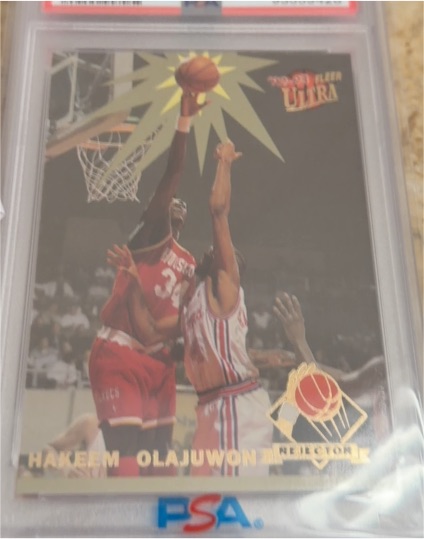 1992 Fleer Ultra Rejectors #3 Hakeem Olajuwon — front