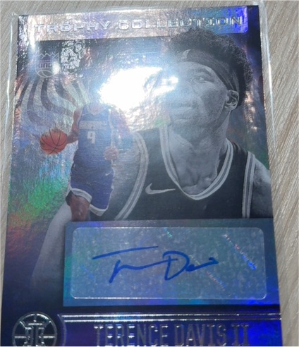2020-21 Panini Illusions Trophy Collection #TC-TDV Terence Davis II — front