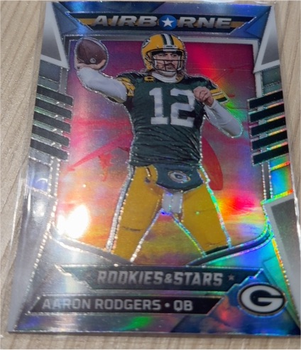 2022 Panini Rookies & Stars Airborne #AI-11 Aaron Rodgers — front