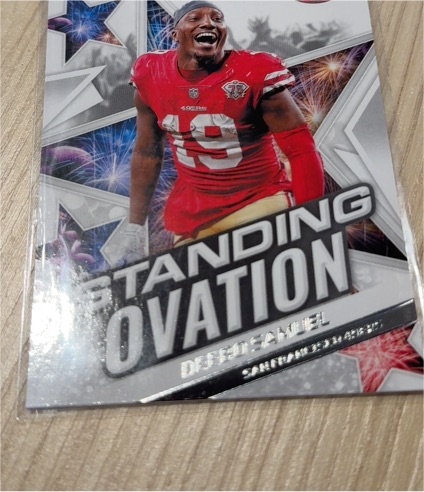 2022 Panini Rookies & Stars #SO-7 Deebo Samuel Standing Ovation — front