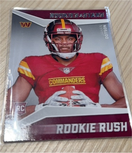 2022 Panini Rookies & Stars Rookie Rush #RR-10 Jahan Dotson — front