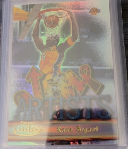 2000 Topps Gold Label Jam Artists #JA8 Kobe Bryant — front