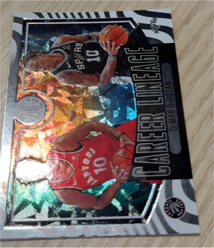 2020-21 Panini Illusions Career Lineage #16 DeMar DeRozan — front