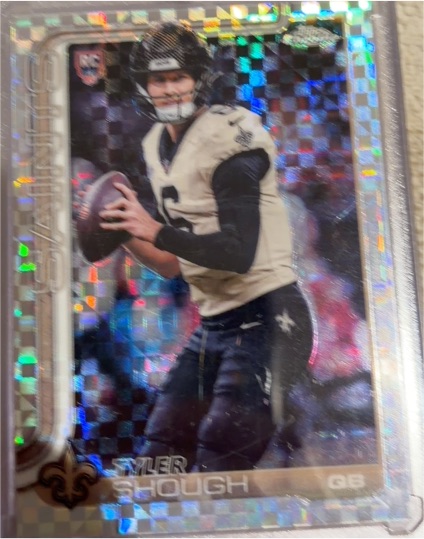 2025 Topps Chrome #398 Tyler Shough — front