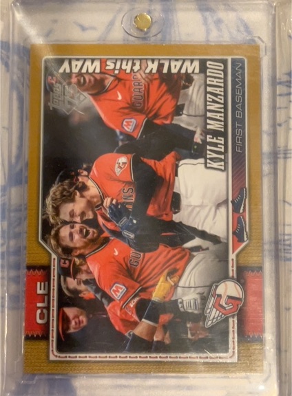 2026 Topps Series 1 #309 Kyle Manzardo Walk This Way — front