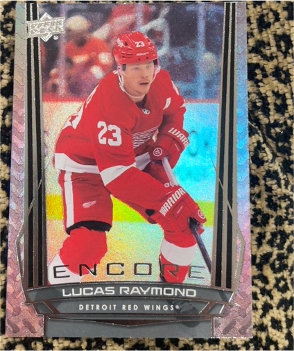 2025-26 Upper Deck Encore #E-42 Lucas Raymond — front