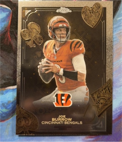 2025 Topps Chrome Football-Fortune 15 #F15-5 Joe Burrow Cincinnati Bengals — front