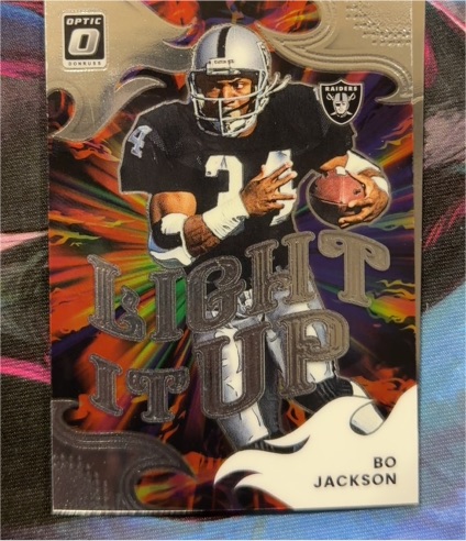 2025 Panini Donruss Optic #19 Bo Jackson Light It Up — front