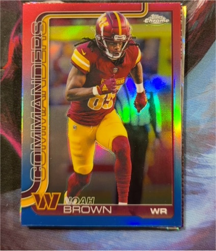 2025 Topps Chrome #293 Noah Brown — front