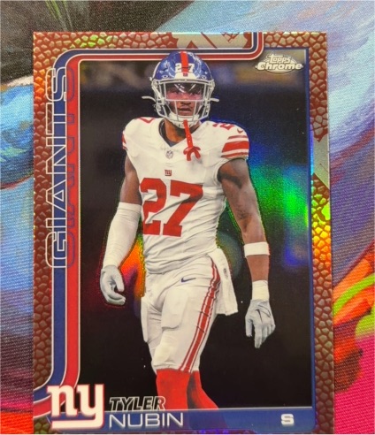 2025 Topps Chrome #231 Tyler Nubin — front