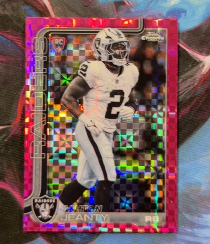 2025 Topps Chrome #322 Ashton Jeanty — front