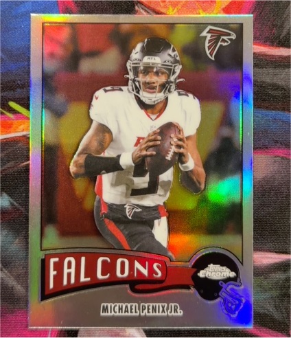 2025 Topps Chrome #1975-2 Michael Penix Jr. — front