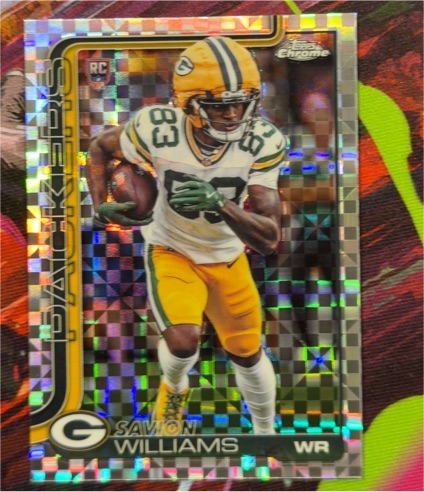 2025 Topps Chrome #340 Savion Williams — front