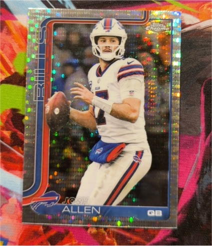 2025 Topps Chrome #34 Josh Allen — front