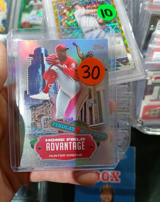 2023 Topps Update #HA-21 Hunter Greene Home Field Advantage — front