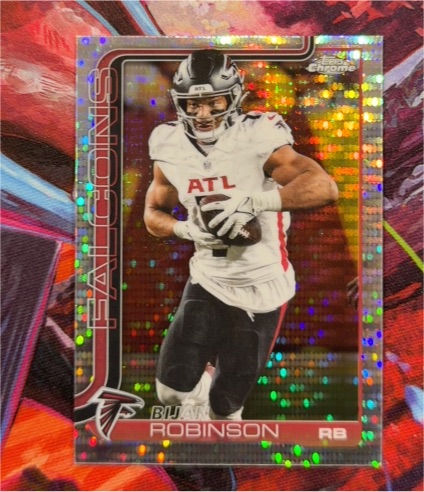 2025 Topps Chrome #16 Bijan Robinson — front