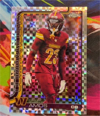 2025 Topps Chrome #371 Trey Amos Rookie — front
