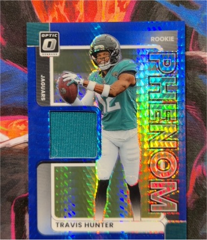 2025 Donruss Optic #RPBH-THR Travis Hunter — front