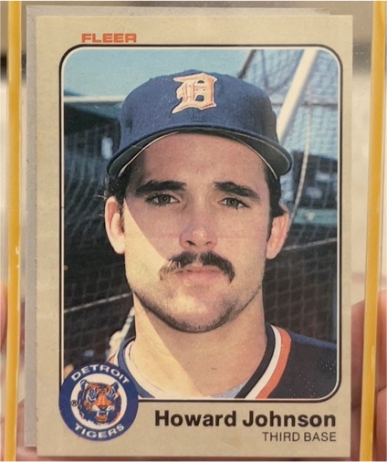 1983 Fleer #332 Howard Johnson — front