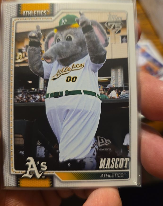 2026 Topps Series 1 #M-16 Mascot Oakland Athletics — front