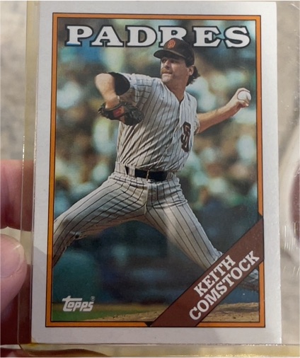 1988 Topps #778 Keith Comstock — front