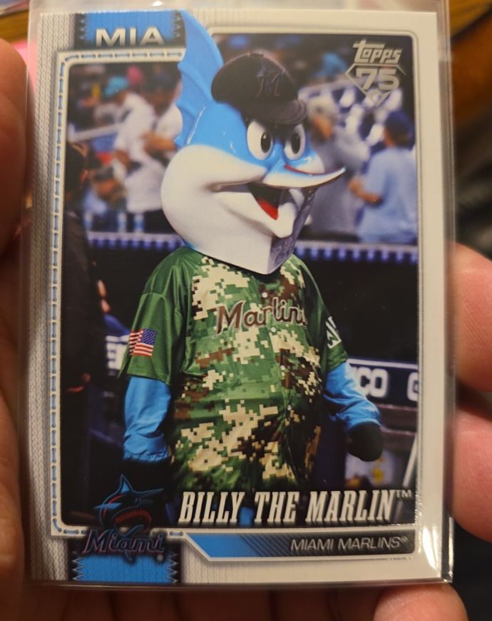 2026 Topps Series 1 #M-30 Billy The Marlin — front