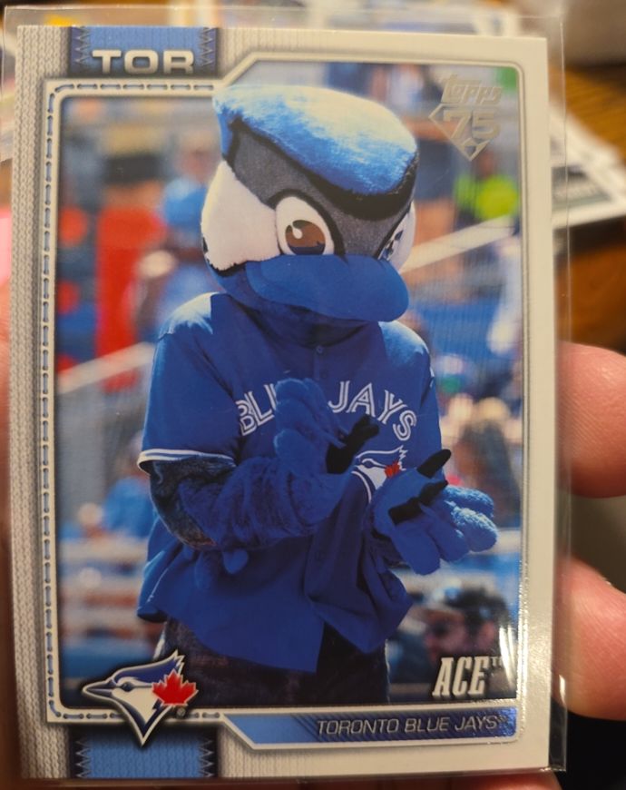 2026 Topps Series 1 #M-28 Ace Toronto Blue Jays Mascot — front