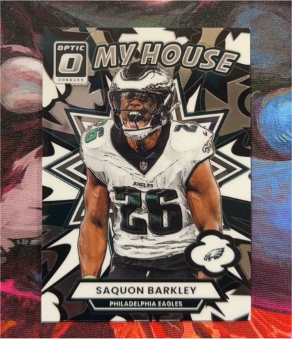 2025 Donruss Optic My House #7 Saquon Barkley — front