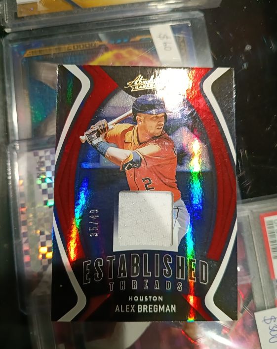 2022 Panini Absolute #39 Alex Bregman Established Threads Relic Houston Astros — front