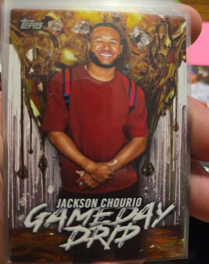 2026 Topps Series 1 Celebration #GD-15 Jackson Chourio Gameday Drip — front