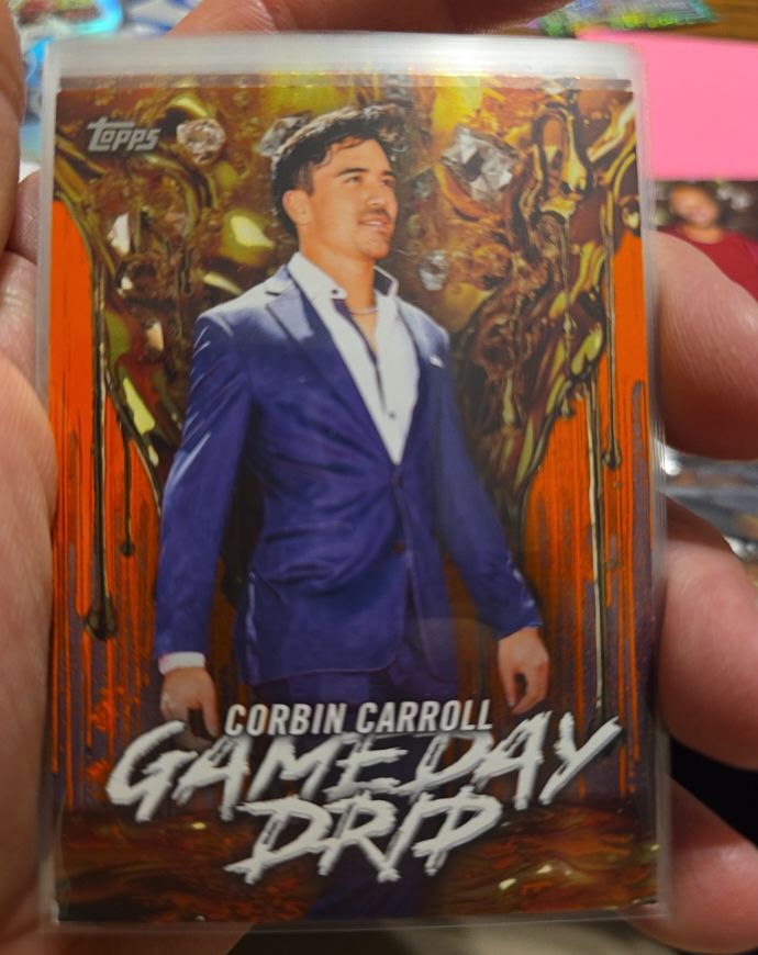 2026 Topps Celebrations Game Day Drip #GD-14 Corbin Carroll — front