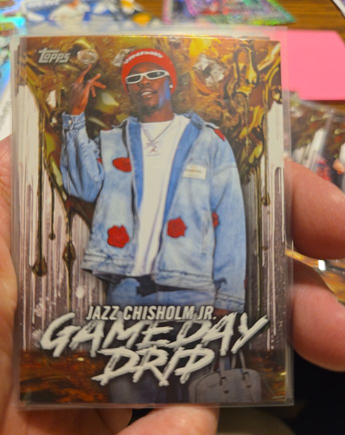 2026 Topps Series 1 Celebration #GD-9 Jazz Chisholm Jr. — front
