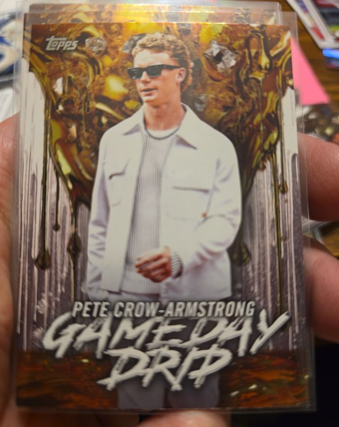 2026 Topps Series 1 #GD-4 Pete Crow-Armstrong Gameday Drip — front