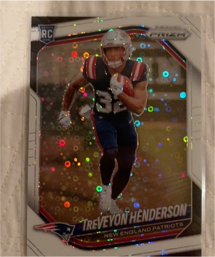 2025 Panini Prizm #343 Treyveon Henderson — front