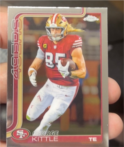 2025 Topps Chrome #267 George Kittle — front