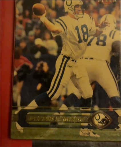 2001 Topps Debut #34 Peyton Manning — front