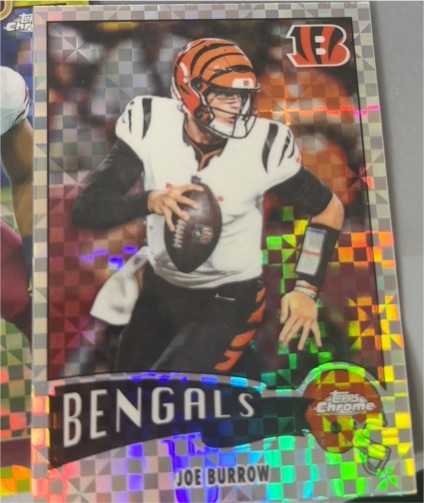 2025 Topps Chrome #1975-7 Joe Burrow — front