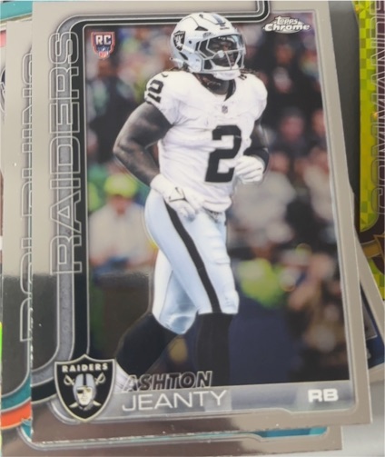 2025 Topps Chrome #322 Ashton Jeanty — front