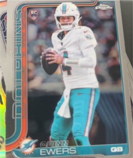 2025 Topps Chrome #316 Quinn Ewers — front