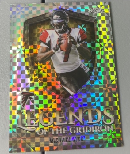 2025 Topps Chrome Legends of the Gridiron #LOG-2 Michael Vick — front