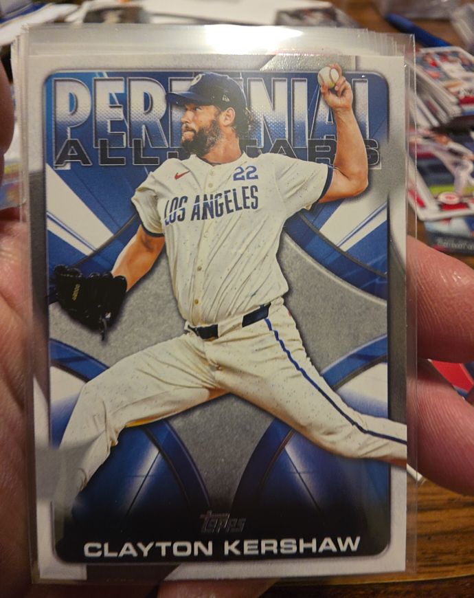 2026 Topps Series 1 Perennial All-Stars #PAS-6 Clayton Kershaw — front
