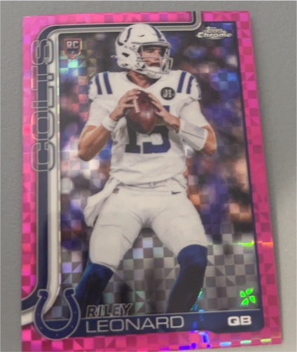 2025 Topps Chrome #318 Riley Leonard — front