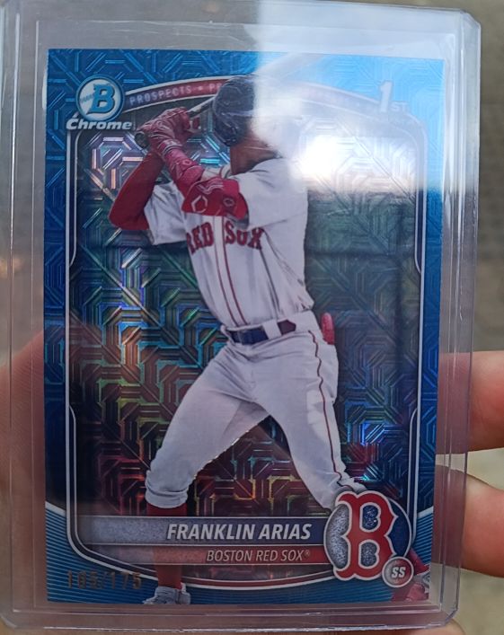 2025 Bowman Chrome #BCP-67 Franklin Arias — front