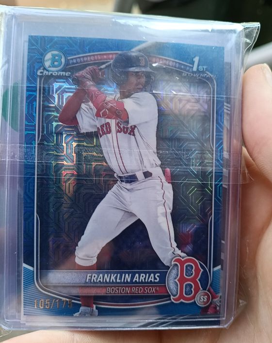 2025 Bowman Chrome #BCP-67 Franklin Arias — front