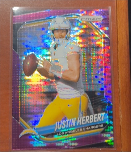 2025 Panini Prizm #215 Justin Herbert — front