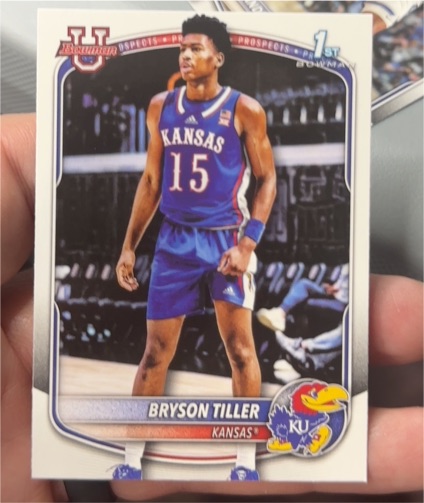 2025-26 Bowman #BPP-8 Bryson Tiller — front