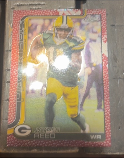 2025 Topps Chrome #107 Jayden Reed — front