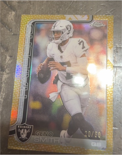 2025 Topps Chrome #179 Geno Smith — front